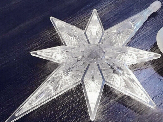 Rideau lumineux de Noël avec étoiles sur USB
