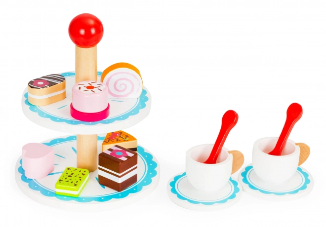 Ensemble de gâteaux en bois Ecotoys