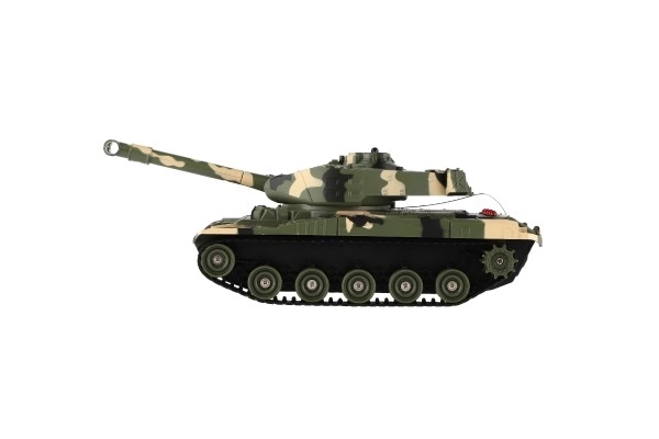 Tank RC en plastique 27cm 27MHz avec batterie+pack rechargeable avec son dans boîte 37x17x19cm