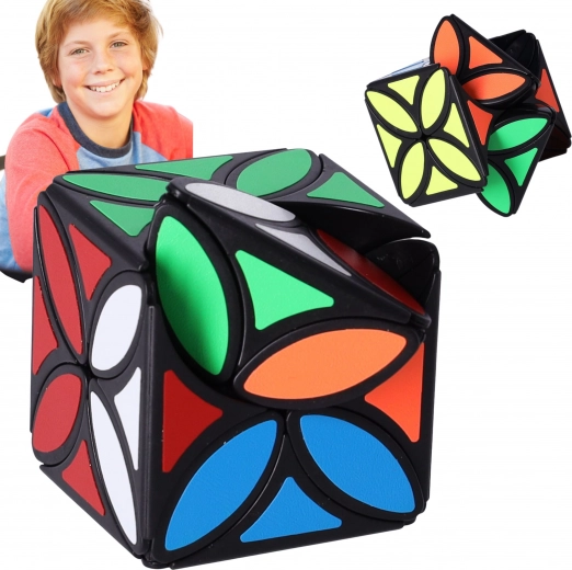 Design attrayant à segments en forme de feuille