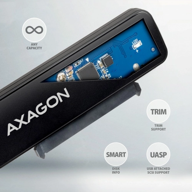 Adaptateur USB-C vers SATA HDD/SSD AXAGON FASTPort2