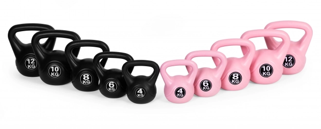 Kettlebell pour l'entraînement noir - 10kg