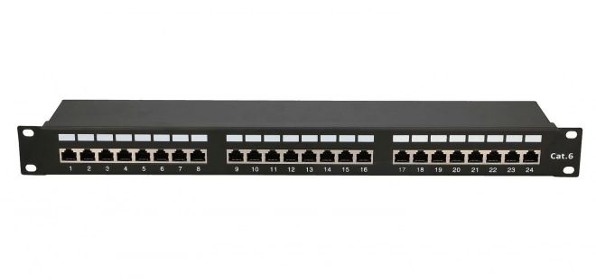 Panneau de brassage 24 ports Cat.6 STP