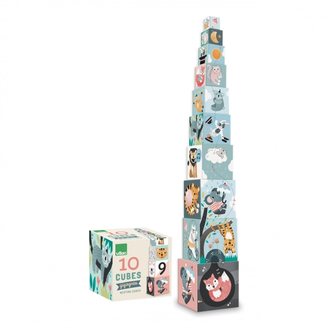 Vilac Tour empilable en cubes Michelle Carlslund