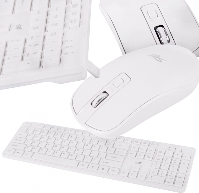 Ensemble clavier et souris sans fil à fonctionnement silencieux avec pavé numérique – USB