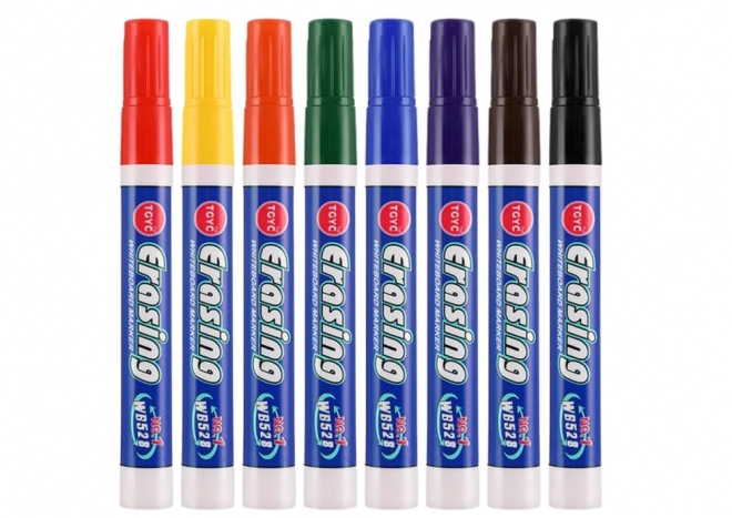 Ensemble de marqueurs pour tableau blanc couleurs 8pcs