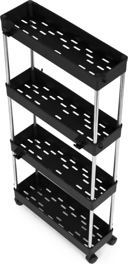 Design fin avec 4 étagères