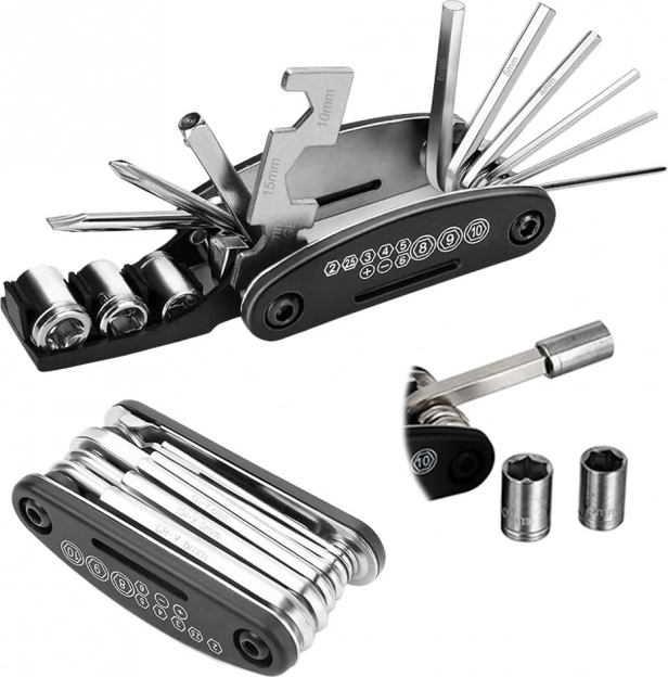 16 outils dans un format compact