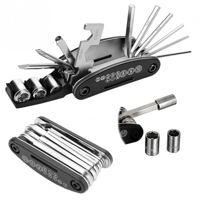 Ensemble d'outils cyclistes universel 16 en 1