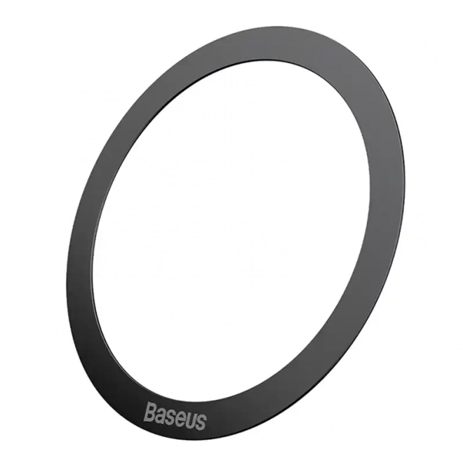 Anneau magnétique Baseus Halo pour téléphones, MagSafe (noir)