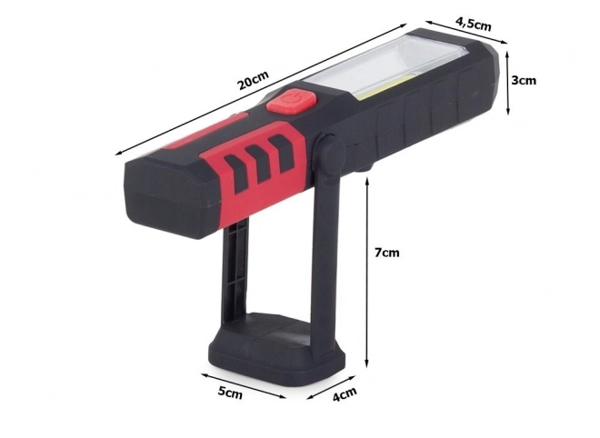 Lampe d'atelier 3-en-1 LED COB rechargeable