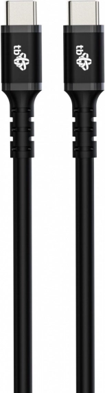 Câble USB‑C vers USB‑C en silicone 3 m, 60 W, noir