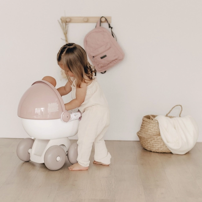 Poussette beige profond pour bébés BN