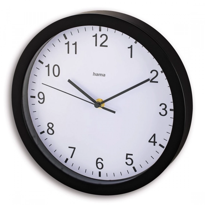 Horloge murale Elba 25 cm noire