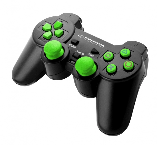 Manette PS3/PC Corsair noir/vert