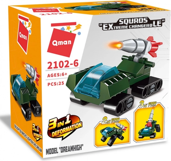 3 en 1 : trois modèles dans une seule boîte