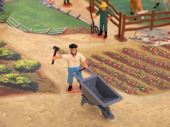 Ferme avec animaux et machines - 49 pcs