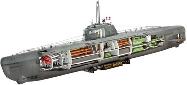 Sous-marin allemand Type XXI (U-Boot Typ XXI) – kit modèle