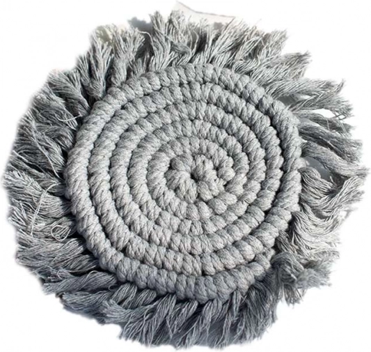 Design en macramé tressé à la main