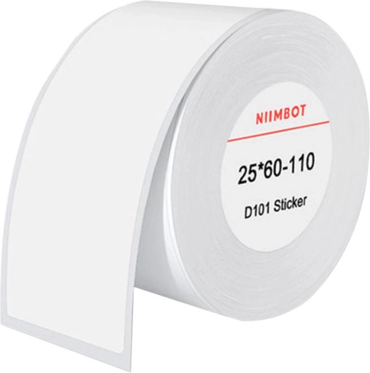 Étiquettes thermiques Niimbot 25x60 mm blanches