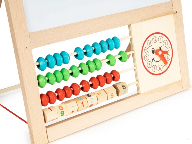 Tableau magnétique avec chiffres et boulier