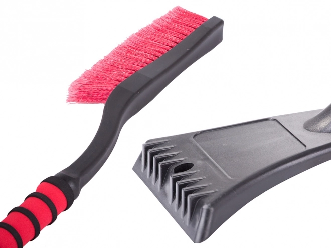 Grattoir télescopique avec brosse et poignée ergonomique 2 en 1