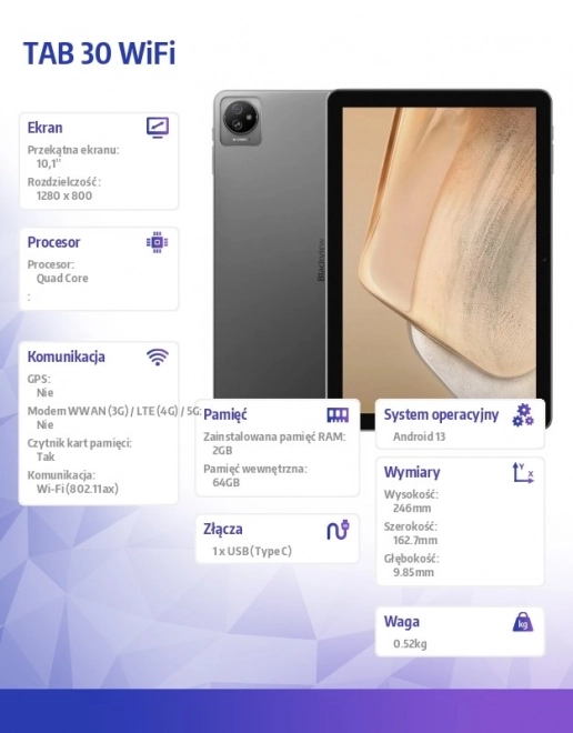 Tablette Blackview TAB 30