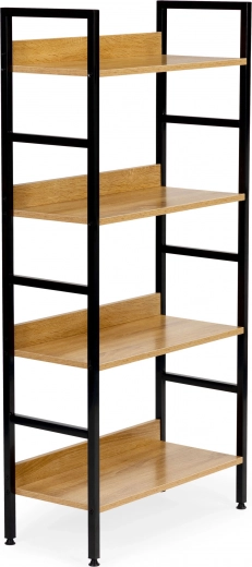 Quatre étagères MDF spacieuses avec décor bois