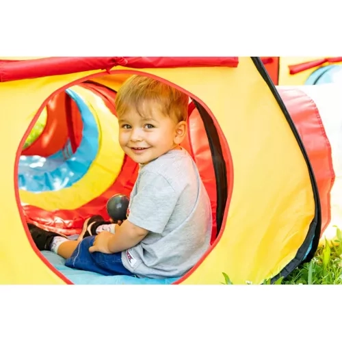 Tente de jeu pour enfants 3en1 Tipi + Tunnel + Maison