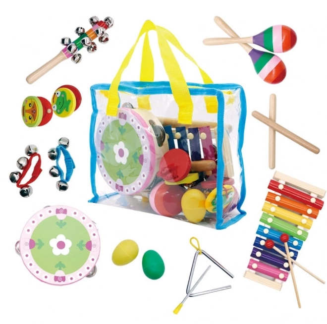Ensemble musical 14 instruments + sac Ecotoys