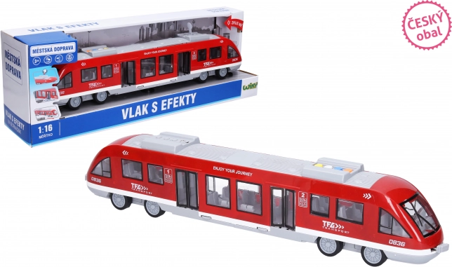Train avec effets 44 cm – emballage tchèque