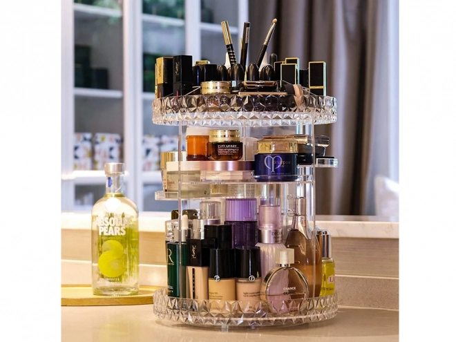 Organisateur pivotant pour cosmétiques et bijoux