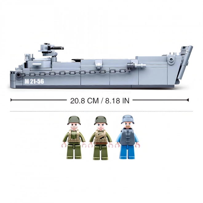 Sluban Armée WW2 M38-B0855 Bateau de Débarquement