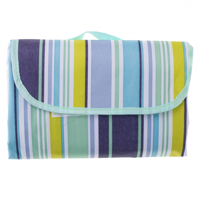 Couverture de pique-nique de plage 200x200cm bleue
