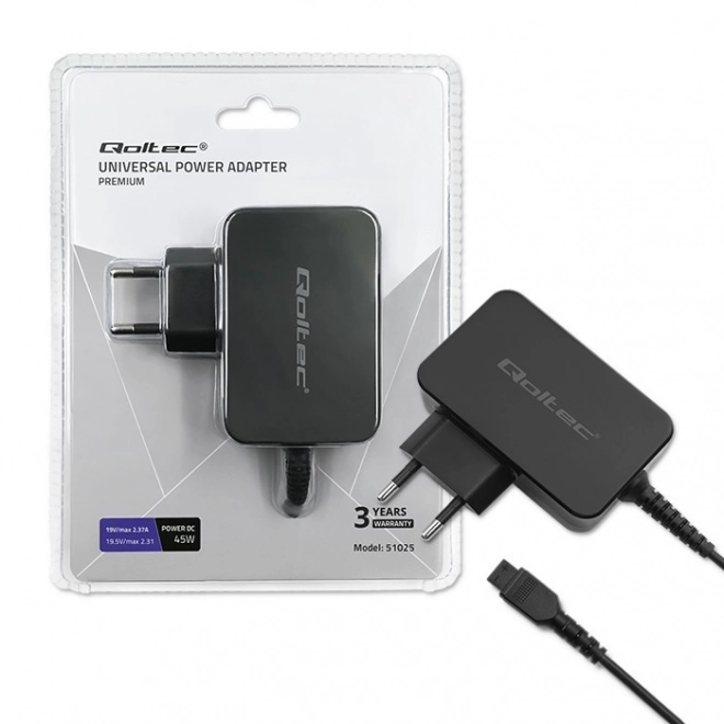 Adaptateur d'alimentation universel 45W avec 8 connecteurs