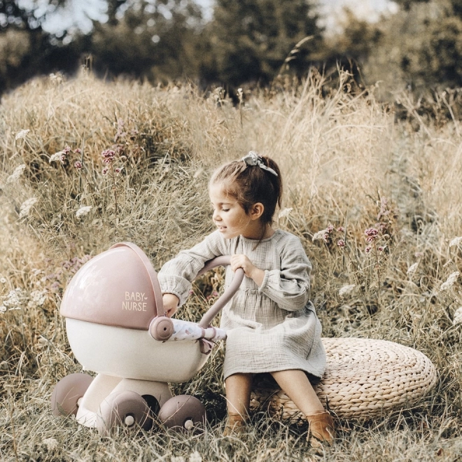 Poussette beige profond pour bébés BN