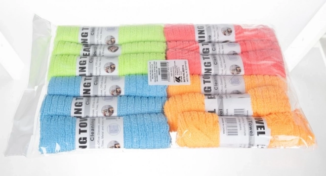 Chiffons en microfibre - ensemble de 12 pièces