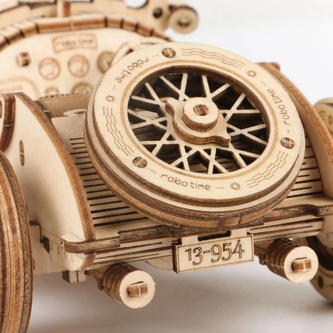 Voiture de course U-9 Grand Prix - Maquette en bois 3D