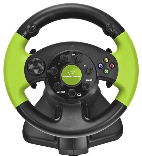Volant de jeu compact HIGH OCTANE pour PC/Playstation/Xbox