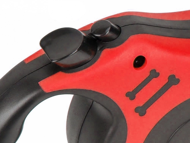 Laisse automatique pour chiens – Rouge