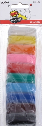 Pâte à modeler 10 couleurs 200 g