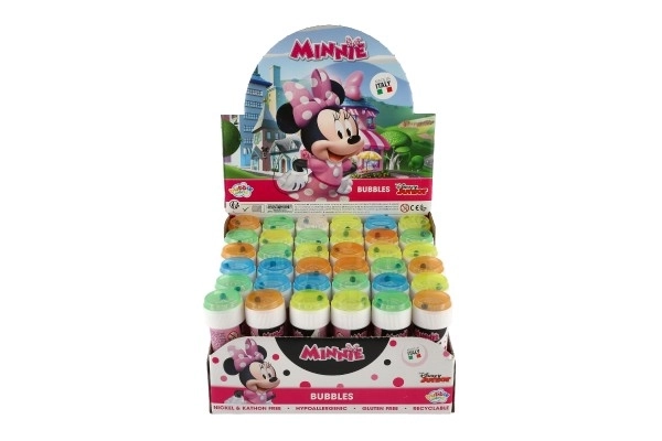 Bublifuk Minnie 60ml 11,5cm 4 couleurs 36pcs dans la boîte