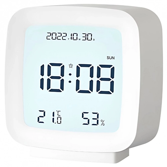 Réveil avec fonction snooze et mesure de la température et de l'humidité