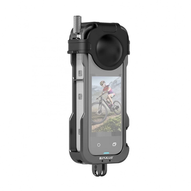 Coque de protection en métal avec couvercle d'objectif pour Insta 360 X4