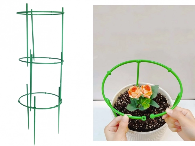 Support circulaire pour fleurs en pot