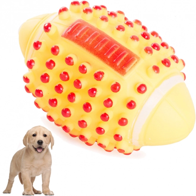 Balle en caoutchouc à mâcher avec sifflet pour chiens