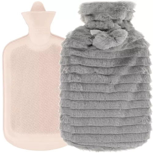 Bouteille en caoutchouc pour eau chaude avec housse 2000ml Ruhhy 19806