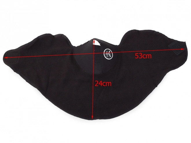 Masque facial thermoactif pour cyclistes et motocyclistes