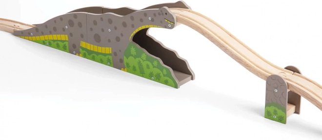 Pont dinosaure avec passage inférieur et supérieur