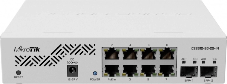 Deux uplinks SFP+ 10 Gb pour un raccordement dorsal rapide